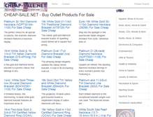Tablet Screenshot of cheap-sale.net